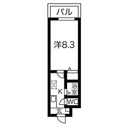 T'sDream 1Kの間取図画像