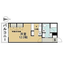 Espressivo 1Kの間取図画像