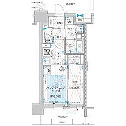 名古屋市昭和区桜山町3丁目マンション 1LDKの間取図画像