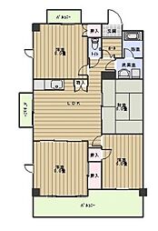 グレイス富が丘 4LDKの間取図画像