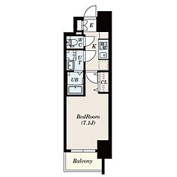 S-RESIDENCE浄心 1Kの間取図画像