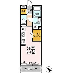 グランドール千種 ワンルームの間取図画像
