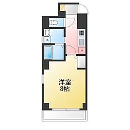クレサス千種2.m 1Kの間取図画像