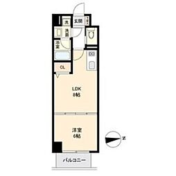 HF名駅北レジデンスEAST 1LDKの間取図画像