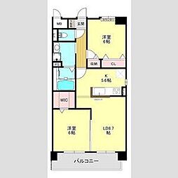 (仮称)港区当知オーナールーム付マンション 2LDKの間取図画像