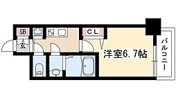 プレサンス千種アイル 1Kの間取図画像