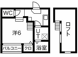 ResidenceKamimaezu 1Kの間取図画像