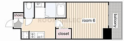 エステムコート名古屋新栄アクシス 1Kの間取図画像