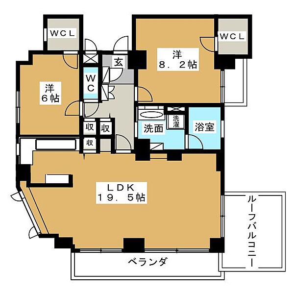 セイワソレイルコート 701｜愛知県名古屋市千種区神田町(賃貸マンション2LDK・7階・81.73㎡)の写真 その2