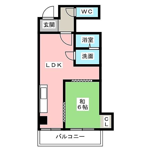 中村ビル ｜愛知県名古屋市千種区北千種１丁目(賃貸マンション1LDK・2階・38.48㎡)の写真 その2