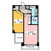 セイワソレイルコート  ｜ 愛知県名古屋市千種区神田町（賃貸マンション1LDK・6階・40.51㎡） その2