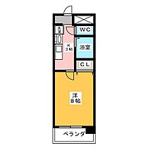 ベル池下  ｜ 愛知県名古屋市千種区春岡１丁目（賃貸マンション1K・9階・24.80㎡） その2