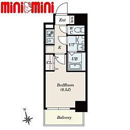 S-RESIDENCE今池arcana 4階1Kの間取り