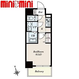 S-RESIDENCE今池arcana 8階1Kの間取り