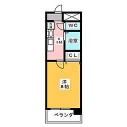 間取図画像 1K