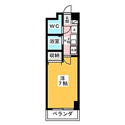 ＬＩＦＥ壱番館 2階1Kの間取り