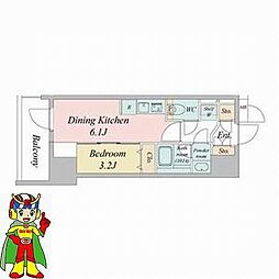 名古屋市千種区今池5丁目マンション 1DKの間取図画像