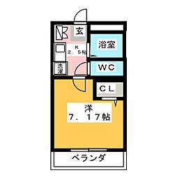 間取図画像 1K