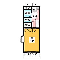 シャトー21  ｜ 愛知県海部郡大治町大字鎌須賀字茶屋（賃貸アパート1K・2階・24.90㎡） その2