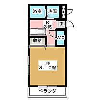 ハピネス畑江 2Ａ ｜ 愛知県名古屋市中村区畑江通５丁目1（賃貸マンション1K・2階・28.35㎡） その2