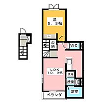 京（ＫＥＩ）  ｜ 愛知県名古屋市中村区京田町３丁目（賃貸アパート1LDK・2階・41.27㎡） その2