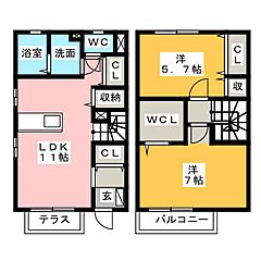 物件の間取り