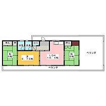 コーポ中村第10  ｜ 愛知県名古屋市西区香呑町２丁目（賃貸マンション3LDK・5階・65.00㎡） その2