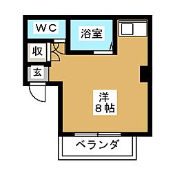 間取図画像 ワンルーム
