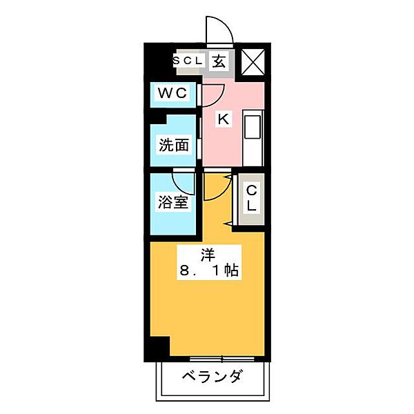 レジデンシア　マルノウチ　ノース ｜愛知県名古屋市西区幅下２丁目(賃貸マンション1K・6階・27.28㎡)の写真 その2