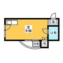 ブラウンハイツ  ｜ 愛知県名古屋市西区上名古屋２丁目（賃貸マンション1R・3階・19.00㎡） その2