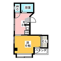 間取図画像 1K
