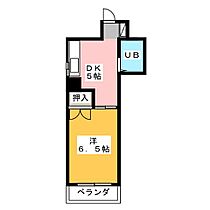 プチパレ  ｜ 愛知県名古屋市西区花の木３丁目（賃貸マンション1DK・4階・24.98㎡） その2