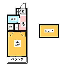 間取図画像 1K