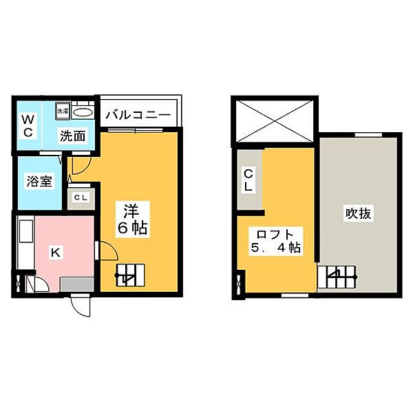 シンフォニア城北 ｜愛知県名古屋市西区城北町２丁目(賃貸アパート1K・2階・20.75㎡)の写真 その2