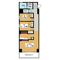 ＦＬＡＴＳ　ＧＡＺＥＲＹ  ｜ 愛知県名古屋市西区上堀越町３丁目（賃貸マンション2LDK・5階・61.76㎡） その2