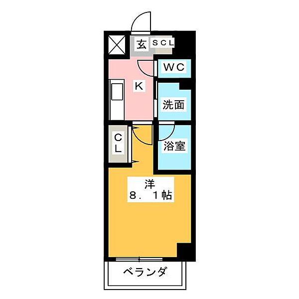 レジデンシア　マルノウチ　ノース ｜愛知県名古屋市西区幅下２丁目(賃貸マンション1K・10階・27.28㎡)の写真 その2