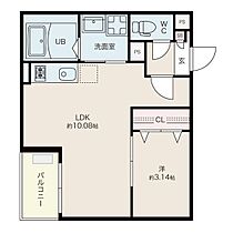 Jack biwajimaIII 101 ｜ 愛知県名古屋市西区枇杷島４丁目4-9（賃貸アパート1LDK・1階・31.81㎡） その2