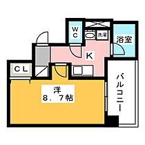 ベル花の木  ｜ 愛知県名古屋市西区花の木２丁目（賃貸マンション1K・3階・26.35㎡） その2