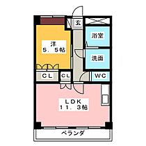 ウィスダムＪ  ｜ 愛知県名古屋市西区児玉１丁目（賃貸マンション1LDK・2階・41.04㎡） その2