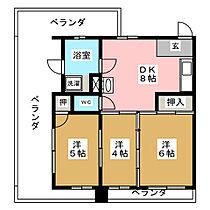 M’ｓマンション  ｜ 愛知県一宮市川田町５丁目（賃貸マンション3DK・4階・48.20㎡） その2