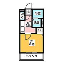 Ｍ・ＹＥＢＩＳＵ  ｜ 愛知県名古屋市西区枇杷島１丁目（賃貸アパート1K・2階・23.00㎡） その2