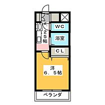 プレサンス名古屋城前ラバンカ  ｜ 愛知県名古屋市西区城西１丁目（賃貸マンション1K・8階・20.96㎡） その2