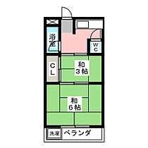 かねい荘  ｜ 愛知県名古屋市西区枇杷島４丁目（賃貸アパート1K・1階・24.30㎡） その2