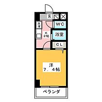 Ｃｅｎｔｕｒｙ　Ｎａｇｏｎｏ  ｜ 愛知県名古屋市西区那古野２丁目（賃貸マンション1K・6階・24.00㎡） その2