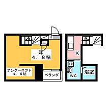 ヴィラ新福寺  ｜ 愛知県名古屋市西区新福寺町１丁目（賃貸アパート1R・1階・18.11㎡） その2