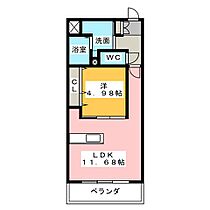 セントピア岡安  ｜ 愛知県名古屋市西区幅下２丁目（賃貸マンション1LDK・8階・41.36㎡） その2