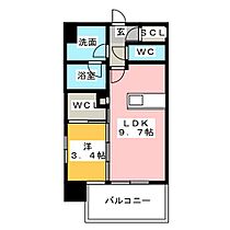 クリオラべルヴィ名古屋花の木  ｜ 愛知県名古屋市西区花の木１丁目（賃貸マンション1LDK・10階・36.00㎡） その2