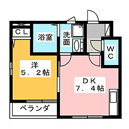 間取図画像 1DK