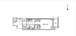S-RESIDENCE庄内通駅前curere(クラーレ) 1Kの間取図画像