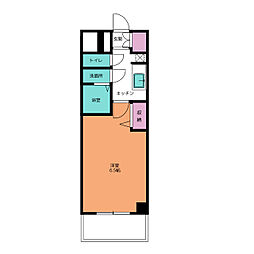 ファステート名古屋駅前ドリーム 14階1Kの間取り